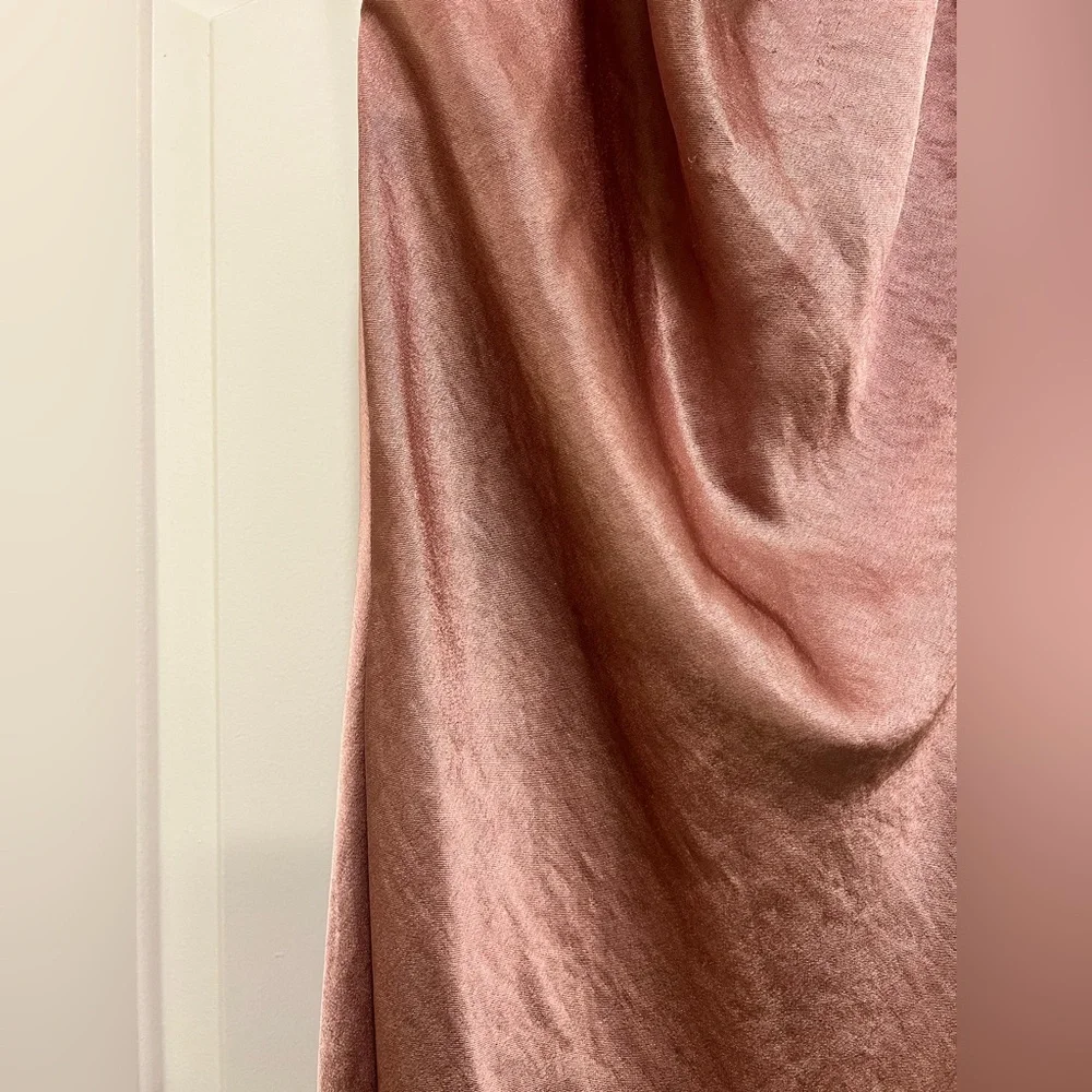 NWOT Vince Halterneck Maxi Dress with Pearl Closure and Open Back - Picture 11 of 15